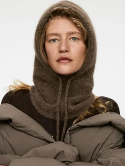 Alpaca-Wool Blend Hood