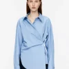 Asymmetric Wrap Shirt