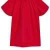 Balloon-Sleeve Dress