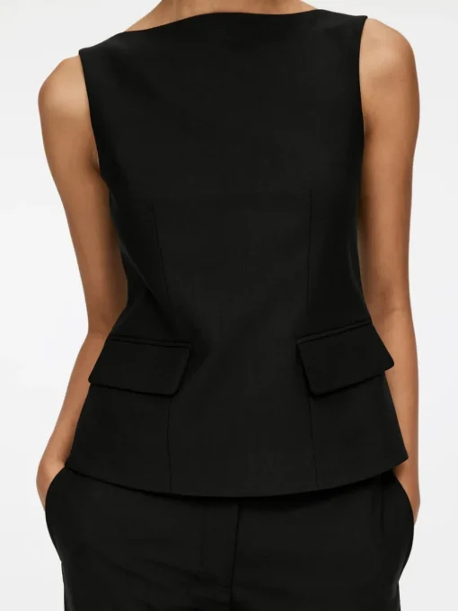 Boat-Neck Vest