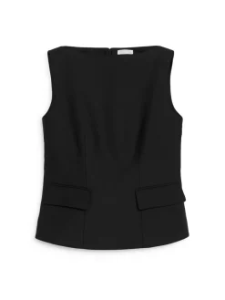 Boat-Neck Vest