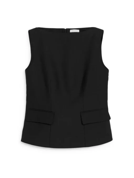 Boat-Neck Vest