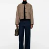Brushed Wool-Blend Jacket