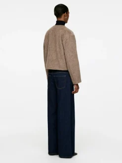 Brushed Wool-Blend Jacket