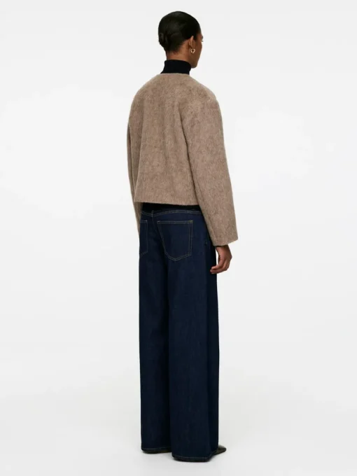 Brushed Wool-Blend Jacket