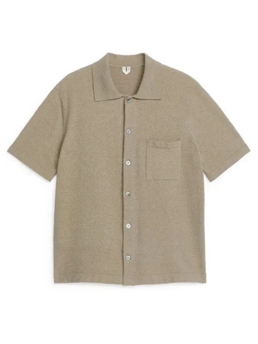 Button-Up Polo Shirt