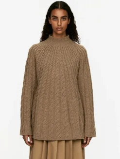 Cable-Knit Wool Jumper