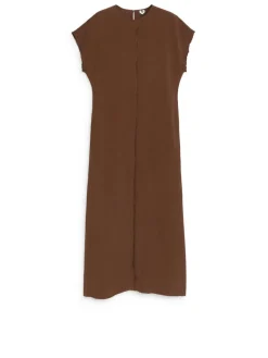 Cap-Sleeve Dress