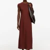Cap-Sleeve Maxi Dress
