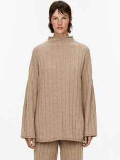 Cashmere-Wool Rib Jumper