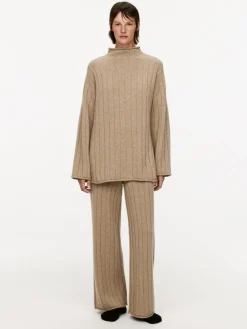 Cashmere-Wool Rib Jumper