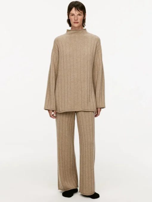 Cashmere-Wool Rib Jumper