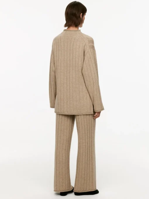 Cashmere-Wool Rib Jumper