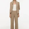 Cashmere-Wool Rib Trousers