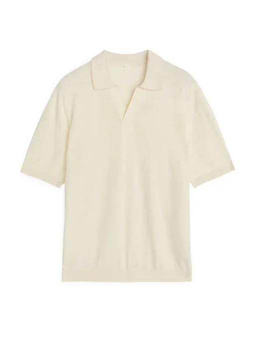 Cotton Linen Polo Shirt