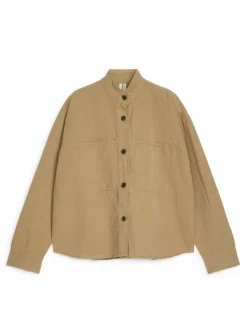 Cotton-Linen Overshirt