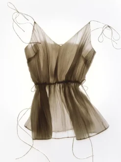 Crinkle Strap Top