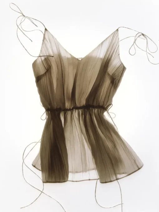 Crinkle Strap Top