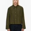 Cropped Cotton Shirt