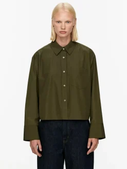 Cropped Cotton Shirt