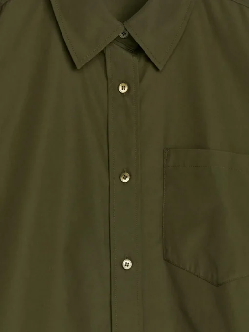 Cropped Cotton Shirt