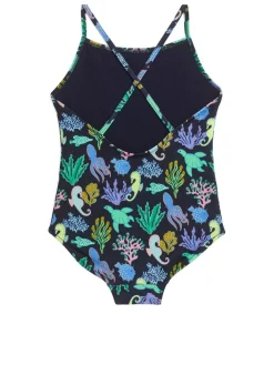 Cross-Back Swimsuit