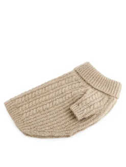 Dog Cable-Knit Jacket