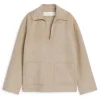 Double-Face Popover Shirt
