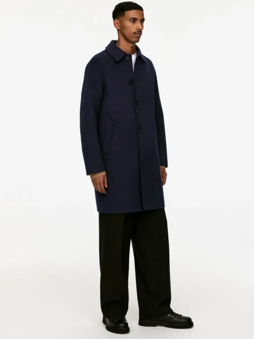 Double-Face Wool Blend Coat