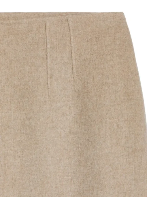 Double-Face Wool-Lyocell Skirt