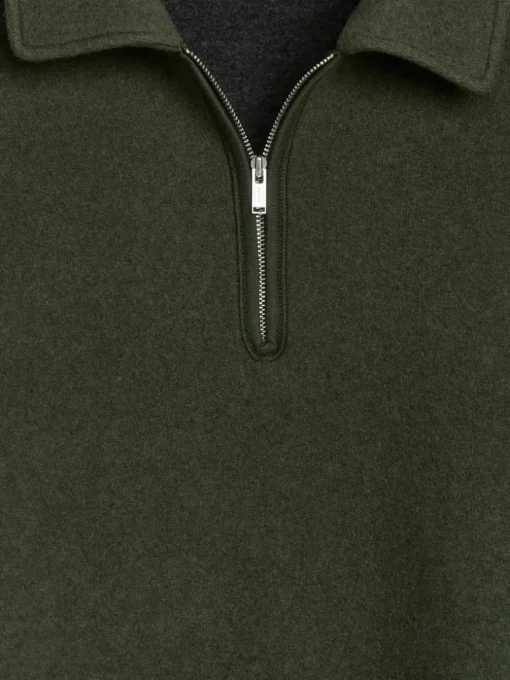 Double-Knit Half-Zip Jumper