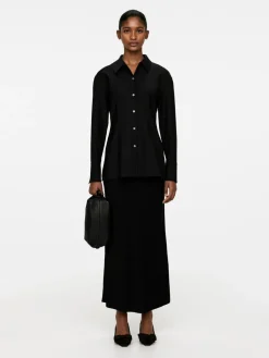 Drape Maxi Skirt