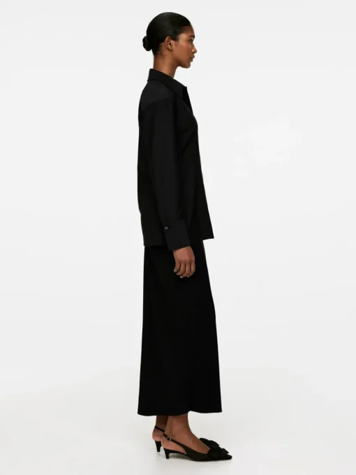 Drape Maxi Skirt