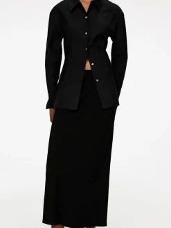 Drape Maxi Skirt