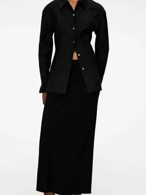 Drape Maxi Skirt