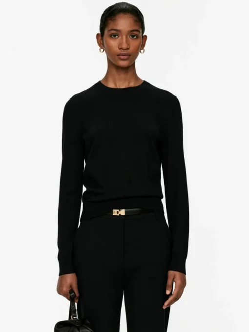 Fine-Knit Merino Jumper