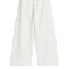 Flared Leather Trousers