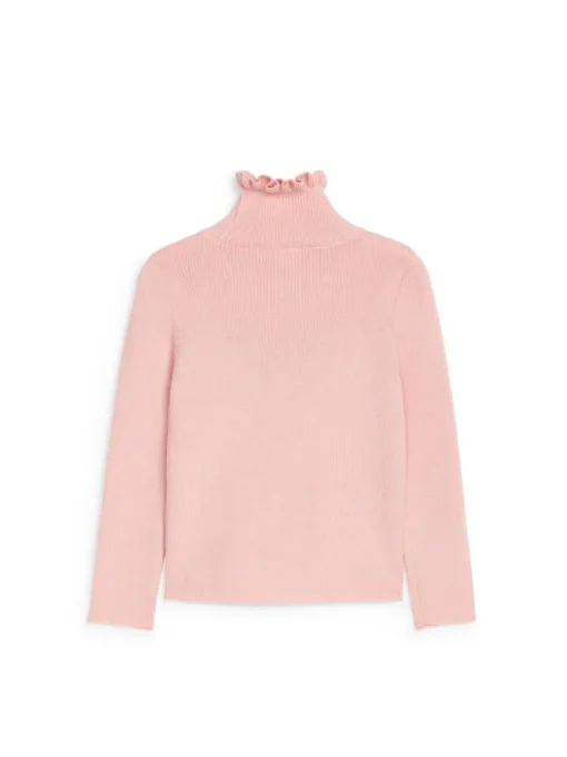 Frill-Collar Wool Jumper