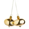 Glass Baubles Set Of 2