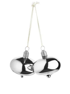 Glass Baubles Set Of 2
