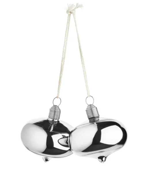 Glass Baubles Set Of 2