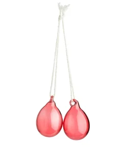 Glass Eggs Set Of 2