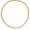 Gold-Plated Snake-Chain Necklace