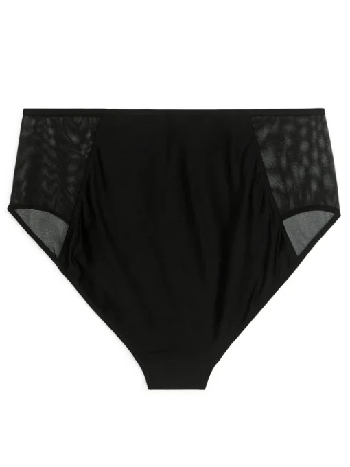 High Waist Mesh Briefs