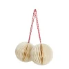 Honeycomb Ornaments Set Of 2