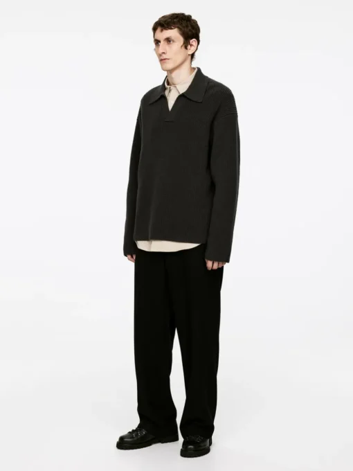 Knitted Polo Jumper