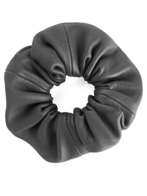 Leather Scrunchie