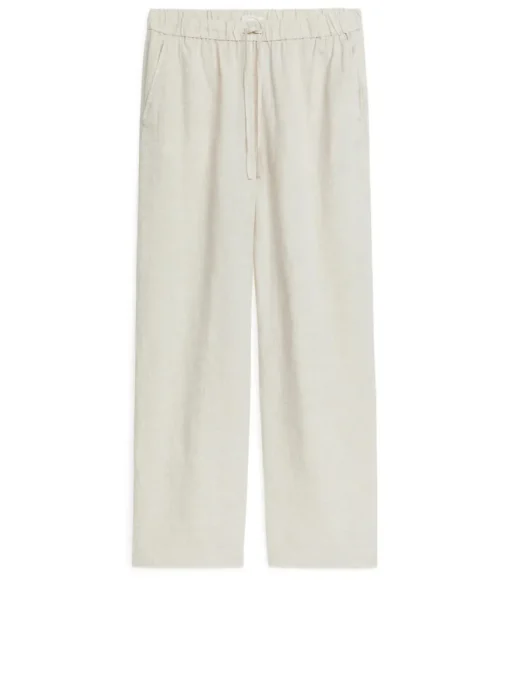Linen Drawstring Trousers