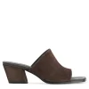 Mid-Heel Suede Sandals