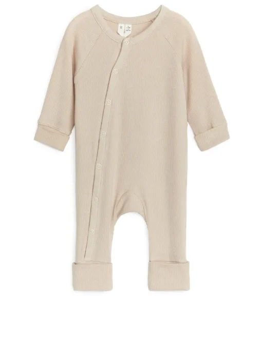 Newborn Smooth Rib Pyjama